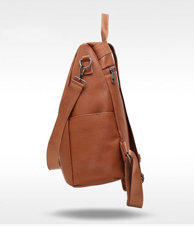 Mochila de Mujer Color Liso con Gran Capacidad