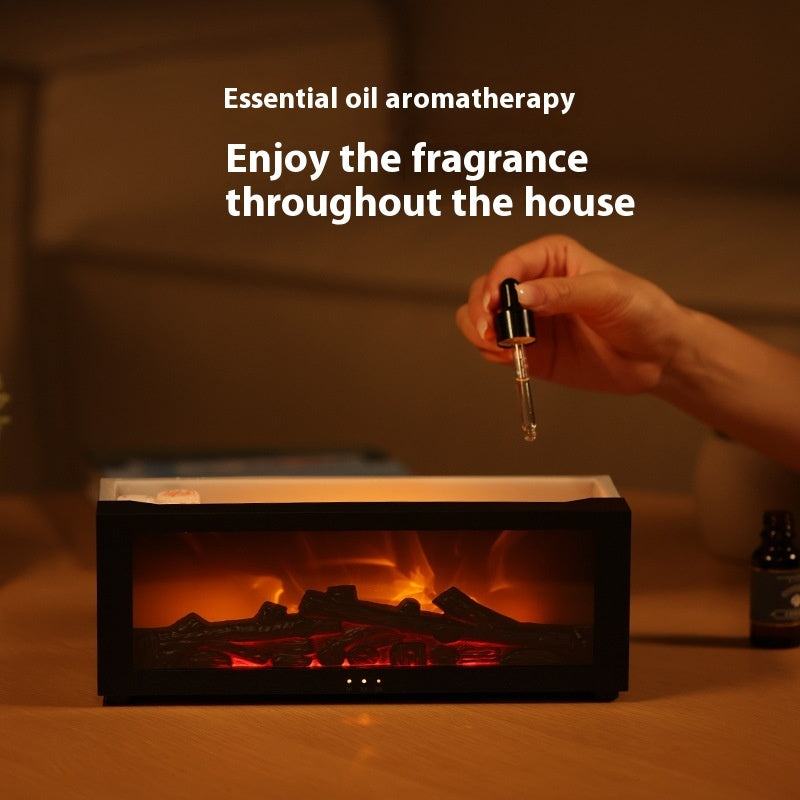Difusor de Aromas con Efecto Llama 3D